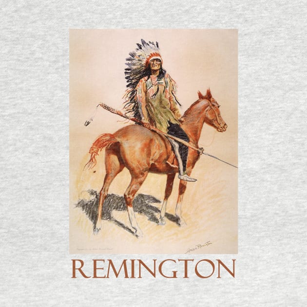 A Sioux Chief by Frederic Remington by Naves